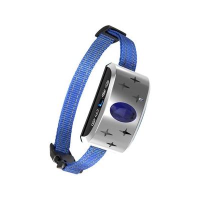 Petdiary B340 Rechargeable Dog Bark Collar, Small, Silver