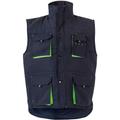 205902 61/25 m - Gilet imbottito bicolore multitasche blu navy taglia m - Velilla