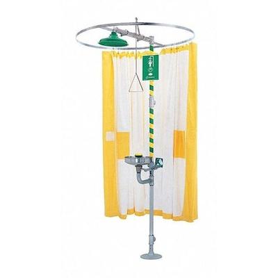 HAWS 9037 Shower Curtain, Tyvek, Yellow, For Use With, Shower, Shower with