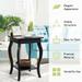 Accent Sofa End Side Table - 16” x 16” x 24” (L x W x H)