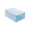 SANWOOD Shoe Drawer Case Flip-Open Cover Transparent Stackable Storage Box Shoes Drawer Case Organizer