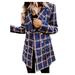 Dtydtpe 2024 Clearance Sales Winter Coats for Women Ladies Suit Collar Double Woolen Jacket Plus Size Tops for Women