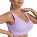 iOPQO Bras For Women Bralettes for Women Womens Lingeries Sports Seamless Mid Solid Color Sports Bra With Removable Bra Pad Nursing Bras Bralettes for Women Gold S Push Up Bra Shapermint Bra