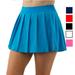 Fila Women`s Essentials Wave Pleat Tennis Skort ( LARGE Pink Glo )