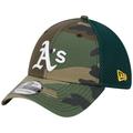 Men's New Era Camo Oakland Athletics Team Neo 39THIRTY Flex Hat