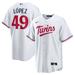 Men's Nike Pablo López White Minnesota Twins Home Replica Player Jersey