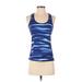 Athleta Active Tank Top: Blue Activewear - Women's Size X-Small