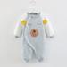 One Piece Baby Clothing Baby Sleeping Bag Cotton Triple Warm Clothes Baby Wearable Blanket Thickening Climbing Clothes Jumpsuit