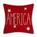 wofedyo throw pillow covers decorations pillow covers 17.7x17.7inch memorial day decor america flag stars and stripes patriotic throw pillow covers s pillows indepe silk pillowcase home decor