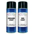 Spectral Paints Compatible/Replacement for Fiat PWA Polar White Pearl: 12 oz. Ground & Mid Touch-Up Spray Paint