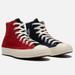 Converse Shoes | Converse Men's Chuck 70 Hi Upcycle Fleece 172267c Red/Blue/Black 9,10 Or 13 | Color: Black/Blue/Red | Size: Various