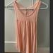 American Eagle Outfitters Tops | American Eagle Peach Tank Top With Zipper Back | Color: Orange/Pink | Size: S