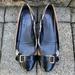 Burberry Shoes | Burberry Size 40 Avon Check Black Ballet Flats | Color: Black/Gold | Size: 40eu