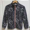 Columbia Jackets & Coats | Columbia Girls Youth Size Xl Full Zip Fleece Jacket Black White Coral Pockets | Color: Black/White | Size: Xlg