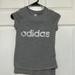 Adidas Shirts & Tops | Adidas High-Low Short-Sleeve Tee, Girl’s 7/8 | Color: Gray/White | Size: Girl’s 7/8