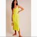 Anthropologie Dresses | Anthropologie Elyse Bias Slip Dress | Color: Yellow | Size: M