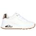 Skechers Girl's Uno Gen1 - Shimmer Away Sneaker | Size 6.0 | White | Synthetic