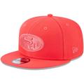 Men's New Era Scarlet San Francisco 49ers Color Pack Brights 9FIFTY Snapback Hat