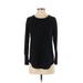 Chaser Long Sleeve Top Black Crew Neck Tops - Women's Size Small