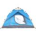 CG INTERNATIONAL TRADING 4 Person Tent Fiberglass in Blue | 53.1 H x 82.7 W x 72.8 D in | Wayfair a546