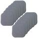 Sweet Home Collection Indoor/Outdoor Chair Pad Polyester in Gray | 16 W x 10 D in | Wayfair ALEXIS-12PK-BG