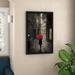 Wade Logan® Red Rain Photograph on Canvas Canvas, Cotton in White | 36 H x 48 W x 2 D in | Wayfair 848501B29B974AE98B1CDEA2C36F31C8