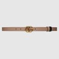 GUCCI GG Marmont Reversible Thin Belt, Size 105