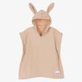 Elodie Pink Hooded Towelling Poncho