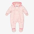 Boss Baby Girls Pink Logo Snowsuit