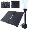 Aufun - 20W Solar Springbrunnen mit 12V Sonnenkollektor