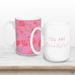 Red Barrel Studio® Ceramic Coffee Mug Ceramic in Brown/Pink/White | 4.62 H x 5 W in | Wayfair FFE482CA177D4C999E95BCC3E2E5405C