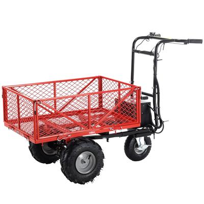 Red Rock Utility Electric Powered Cart 48V28Ah, 500W, Capacity 500lbs