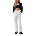 Q/S by s.Oliver Women's Hosen, lang, White, 44/34