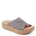 Earth Scout - Womens 7 Grey Sandal Medium