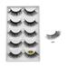 WQJNWEQ Christmas Clearance 5 Pairs Of Natural False Eyelashes Multipack False Eyelashes Handmade Natural Eyelashes Search Full Cover No Glue Cat Eyelashes Gifts Home Room Decor