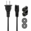 New AC in Power Cord Outlet Socket Cable Plug Lead Compatible with Nakamichi NK12 38 Bluetooth Surround Sound Bar Soundbar Wireless Subwoofer Speaker Home Theater System