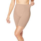 Plus Size Women's Invisible Shaper Light Control Long Leg Shaper by Secret Solutions in Nude (Size 30/32)
