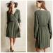 Anthropologie Dresses | Anthro Maeve Lene Faux Wrap Dress Olive Green | Color: Green | Size: Xs