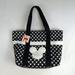 Disney Bags | Disney Mickey Mouse Handbag. | Color: Black/White | Size: 13 " X 18"