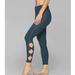 Athleta Pants & Jumpsuits | Athleta Diamond Cobra Cutout Ankle Tights Yoga Leggings Xs Green High Waisted | Color: Green | Size: Xs