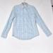 American Eagle Outfitters Shirts | American Eagle Outfitters Men's Pearl Snap Button Up Shirt Size Small | Color: Blue/White | Size: S