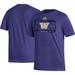 Men's adidas Purple Washington Huskies Locker Lines Softball Fresh T-Shirt