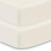 BreathableBaby All-in-One Fitted Sheet & Waterproof Cover for Crib Mattresses in White/Brown | Wayfair 1030003