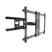 Kanto Tilt Wall Mount for Greater than 50" Screens w/ Shelving, Holds up to 125 lbs, Stainless Steel in Black | Wayfair PDX650G
