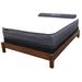 Red Barrel Studio® Pedestal Bed in Brown | 18 H x 41 W x 87 D in | Wayfair 913A49ABE7FC4D9DB88B5842BEC1F468