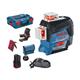 Laser ligne 12V gll 3-80 c + 1 batterie gba 2Ah + chargeur + coffret l-boxx Bosch 0601063R02