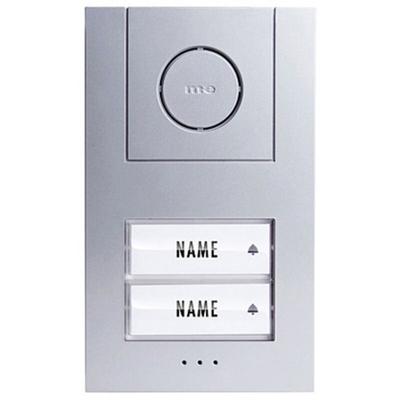 Modern-electronics Vistus ad alu 4020 s Vistus Türsprechanlage Kabelgebunden Komplett-Set 2 Fami