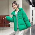 PIKADINGNIS Autumn Winter Thicken Warm Parkas Women Solid Color Big Pocket Loose Hooded Coat Woman Casual Cotton Padded Jacket