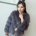 PIKADINGNIS Womens Faux Fur Coat Autumn Winter High Quality Faux Fox Fur Overcoat Female Korean Chic Short Fluffy Plush Jacket 4XL