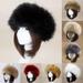 Women Autumn Winter Faux Fur Thickened Hat Outdoor Cold-proof Warm Plush Beanie